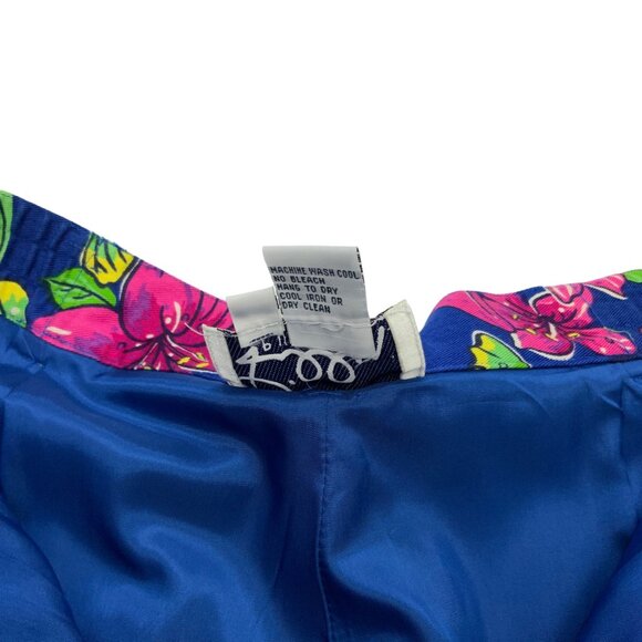 Lilly Pulitzer Vintage Floral Shorts 10 High Waist - Picture 5 of 12